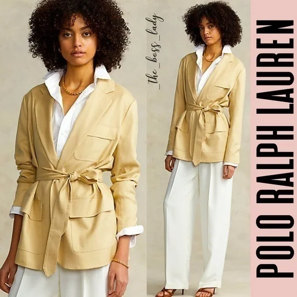 Polo by Ralph Lauren Tan Blazer - Picture 1 of 6